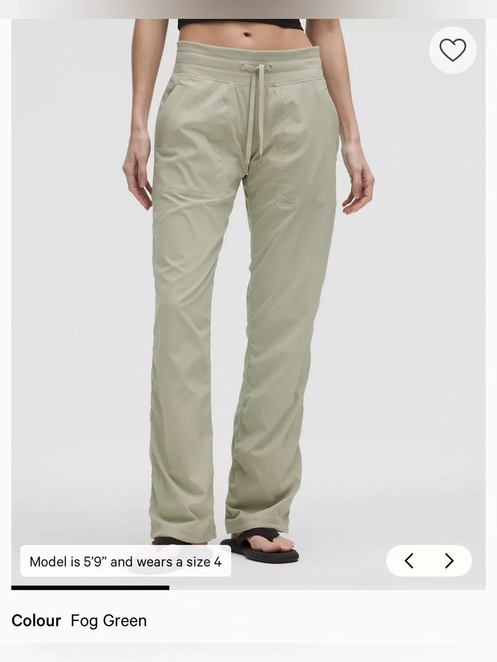 lululemon athletica Fog Green Relaxed Drawstring Joggers